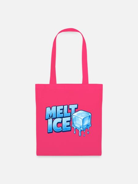 Schmelzendes Eis Cartoon Design - Stoffbeutel - Azalea