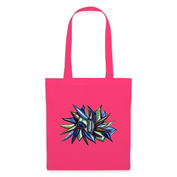 Blue-green fragment flower - Tote Bag - azalea - Front
