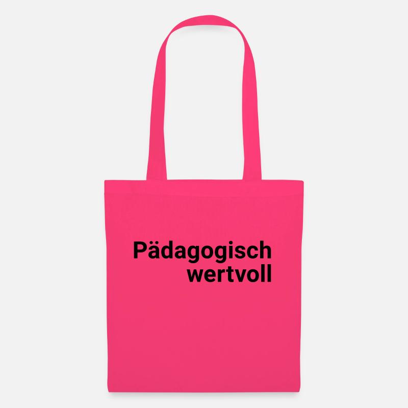 Pädagogisch wertvoll - Stoffbeutel - Azalea