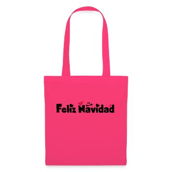 Feliz Navidad Frohe Weihnachten - Stoffbeutel - Azalea - Vorne
