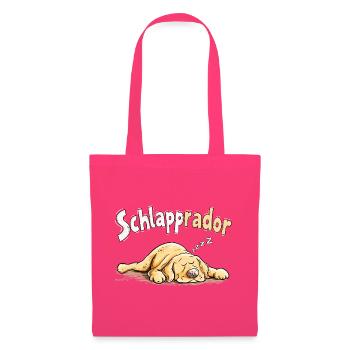 Schlapprador Labrador Schlafmütze Hund Humor - Stoffbeutel - Azalea - Vorne
