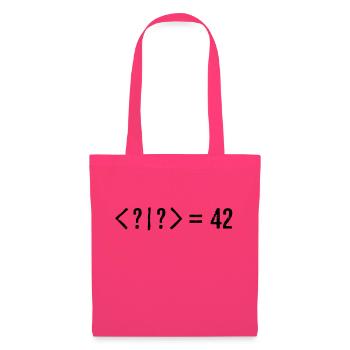 Best Quantum Joke Ever: Bra-Ket = 42 (Grunge) - Tote Bag - azalea - Front