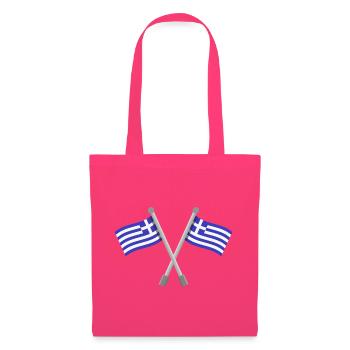 Griechische Flagge - Stoffbeutel - Azalea - Vorne