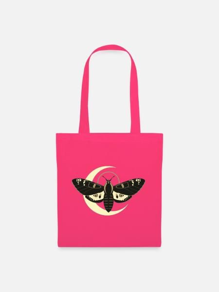 Dark Moth Moon Symbol Streetwear Graphic - Stoffbeutel - Azalea