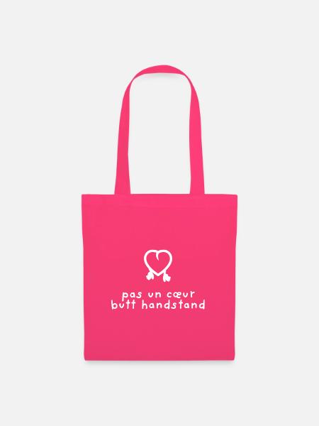 Ceci n'est pas un coeur. Le butt doing a handstand - Tote Bag - azalea