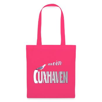 Cuxhaven Möwe & Moin Design - Stoffbeutel - Azalea - Vorne