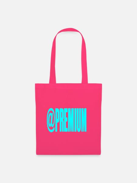 Neon-@PREMIUM Text-Logo - Stoffbeutel - Azalea