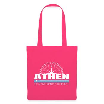 Athen - Stoffbeutel - Azalea - Vorne