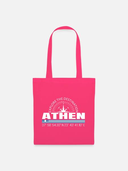 Athen - Stoffbeutel - Azalea