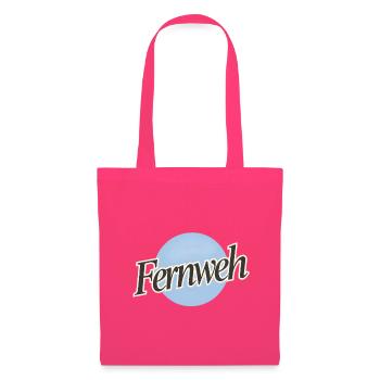 Fernweh V2 - Stoffbeutel - Azalea - Vorne