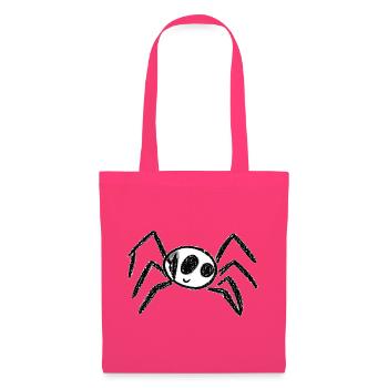 Niedliche Spinne – Handgezeichnetes Halloween-Design - Stoffbeutel - Azalea - Vorne