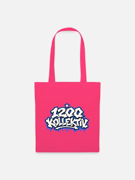 1200 Kollektion Graffiti Label - Stoffbeutel - Azalea