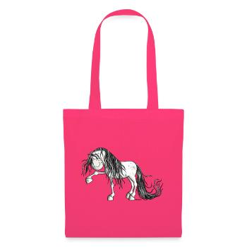 Andalusian Horse - Sac en tissu - rose azalée - Devant