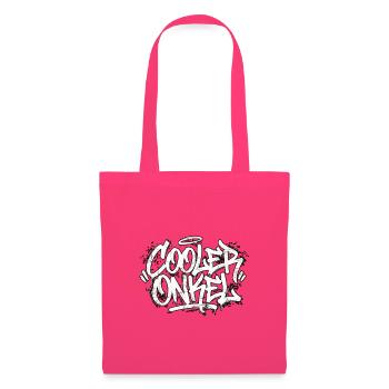 Un graffiti d’écriture de l’oncle cool - Sac en tissu - rose azalée - Devant