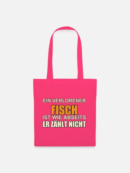 Ein verlorener Fisch ist wie Abseits - Stoffbeutel - Azalea