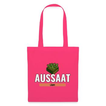 Balkon Hochbeet Geschenk für die erste Aussaat - Stoffbeutel - Azalea - Vorne