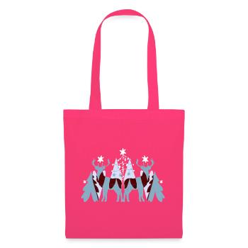 WEIHNACHTSHIRSCHE - Stoffbeutel - Azalea - Vorne