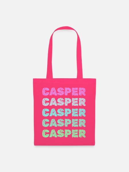 Casper als Name - Stoffbeutel - Azalea