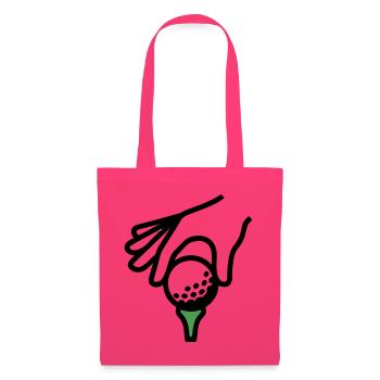 Golf Ball Tee Tee Golf Golf Club Golfer - Sac en tissu - rose azalée - Devant