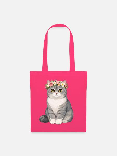 Britisch Kurzhaar Katze - Stoffbeutel - Azalea