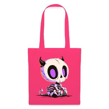 Cute Chibi Devil Skull - Stoffbeutel - Azalea - Vorne
