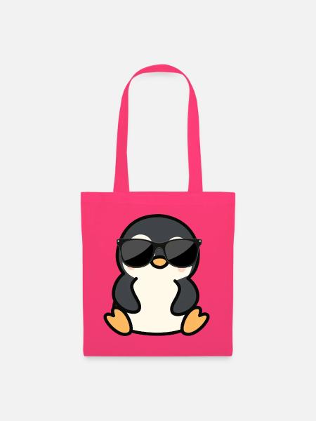 Cooler Pinguin - Stoffbeutel - Azalea
