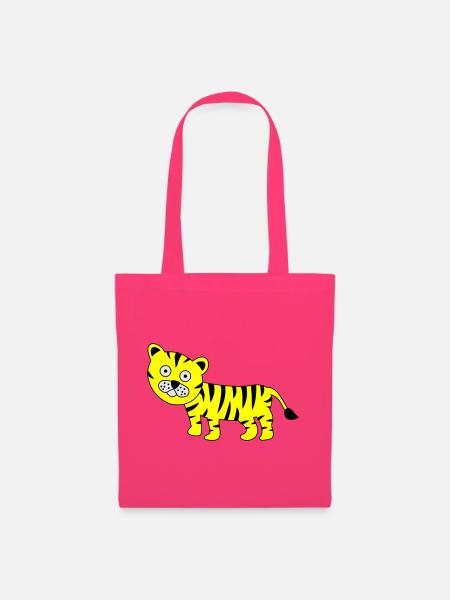 Tiger Lustig - Stoffbeutel - Azalea