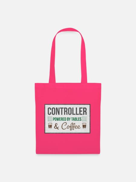 Controller Powered by Tables & Coffee - Stoffbeutel - Azalea