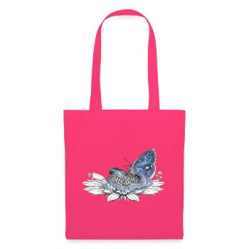 Himmlischer Galaktischer Schmetterling auf der Zauberblume - Stoffbeutel - Azalea - Vorne