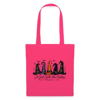 Lustiges Halloween A Girl´s Gotta Have Options - Stoffbeutel - Azalea - Vorne