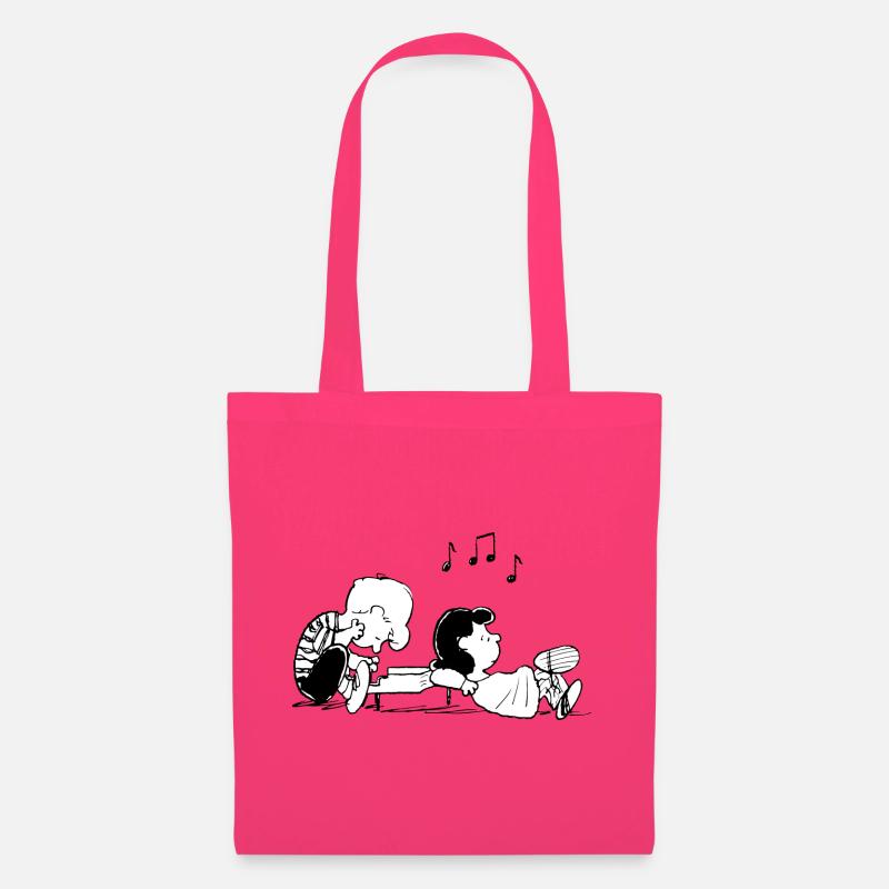 Peanuts Schroeder And Lucy - Tote Bag - azalea