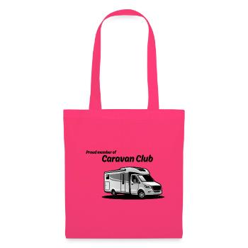 Caravan Graphic Silhouette - Stoffbeutel - Azalea - Vorne