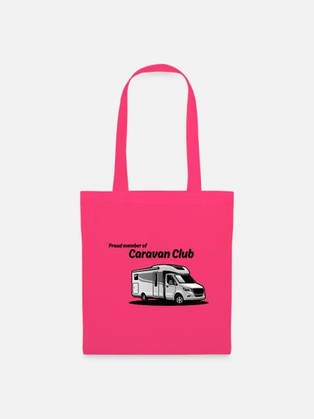 Caravan Graphic Silhouette - Tote Bag - azalea