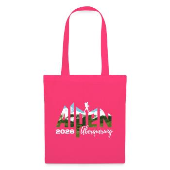 Crossing the Alps 2026 - Hiking - Tote Bag - azalea - Front