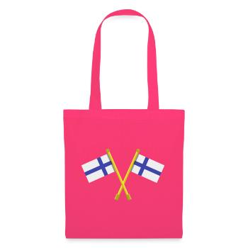 Finnische Flagge - Stoffbeutel - Azalea - Vorne