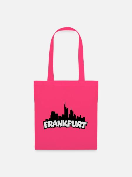 Frankfurter Skyline Frankfurt Logo - Stoffbeutel - Azalea
