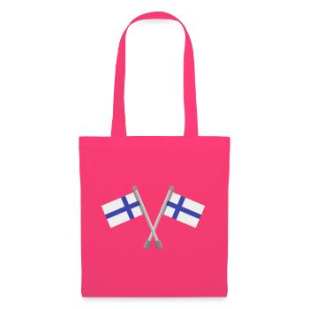 Finnische Flagge - Stoffbeutel - Azalea - Vorne