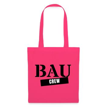 Bau Crew - Bauarbeiter Handwerker Baustelle Team - Stoffbeutel - Azalea - Vorne