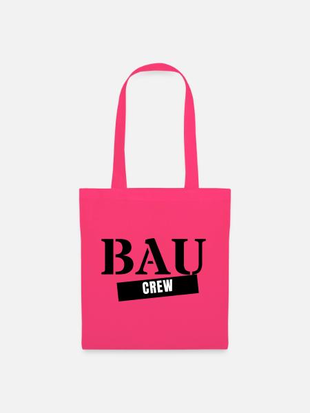Bau Crew - Bauarbeiter Handwerker Baustelle Team - Stoffbeutel - Azalea