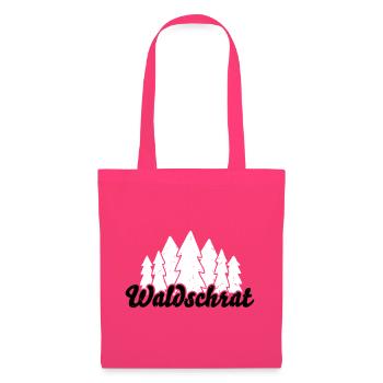 Waldschrat – Spruch für Outdoor- und Waldfans - Stoffbeutel - Azalea - Vorne