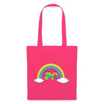 Regenbogen Kinder Bagger - Stoffbeutel - Azalea - Vorne