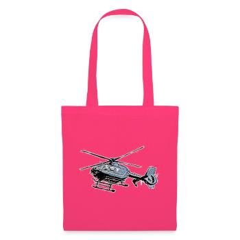 Hélicoptère - Sac en tissu - rose azalée - Devant
