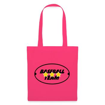 Baseball Team - Sport - Sac en tissu - rose azalée - Devant
