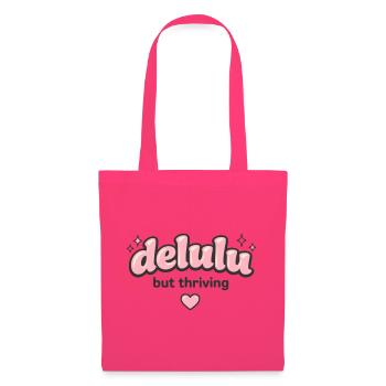 Delulu Thriving Logo - Stoffbeutel - Azalea - Vorne