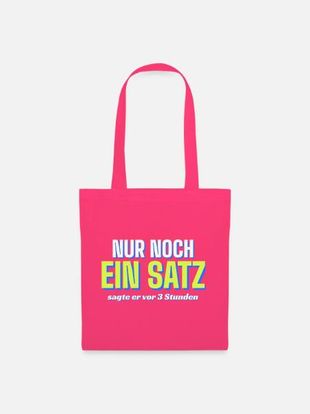 Nur noch ein Satz - Padel - Stoffbeutel - Azalea