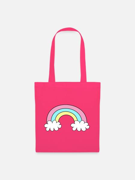 Regenbogen Kinderbild - Stoffbeutel - Azalea