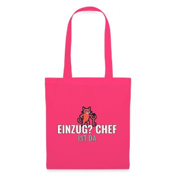 Geschenk zum Einzug für neue Katzenhalter - Stoffbeutel - Azalea - Vorne