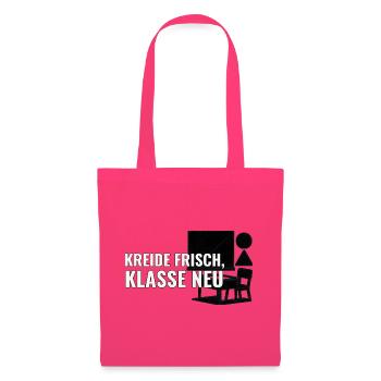 Geschenk für Lehrkräfte zum Start an neuer Schule - Stoffbeutel - Azalea - Vorne