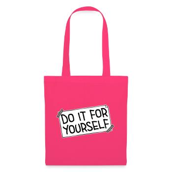 Do It For Yourself Inspirierend Selbstliebe Zitat - Stoffbeutel - Azalea - Vorne