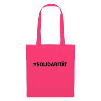 #SOLIDARITÄT - Stoffbeutel - Azalea - Vorne